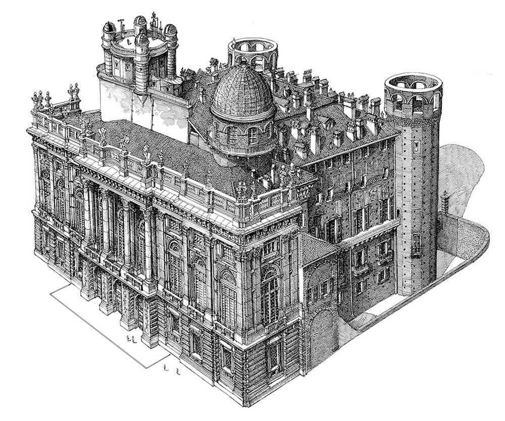 Palazzo Madama con osservatorio
